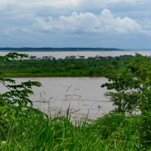 Amazon river seen from the viewpoint between Puerto Nariño and Puerto Esperanza
